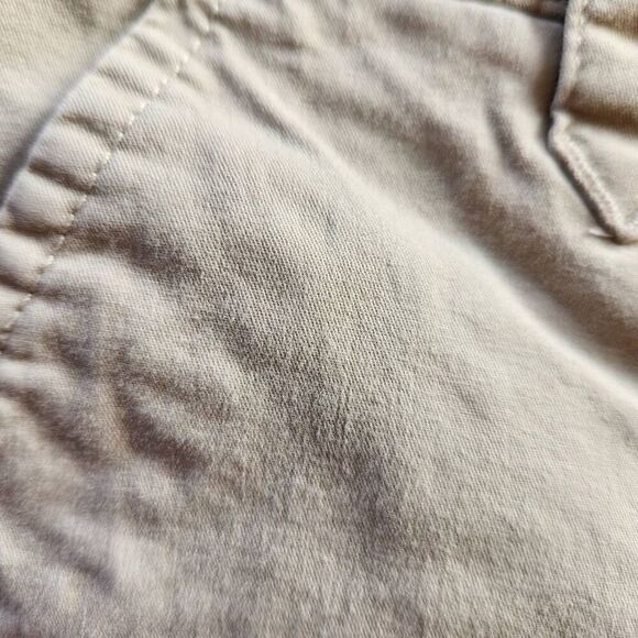 Tommy Hilfiger khaki tan beige hot pants shorts Y2K 34 in waist size 6-8 womens - Picture 2 of 4
